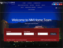 Tablet Screenshot of nmhometeam.com